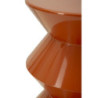 Tavolinetto In Metallo Zag Orange cm ø 37,5x45