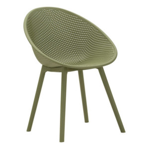 Sedia Ibiza Verde Set 2 Pz cm 59x59x83 (altezza Seduta cm 45)