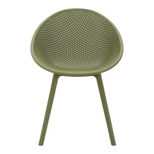 Zoom Sedia Ibiza Verde Set 2 Pz cm 59x59x83 (altezza Seduta cm 45)