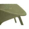 Sedia Ibiza Verde Set 2 Pz cm 59x59x83 (altezza Seduta cm 45)
