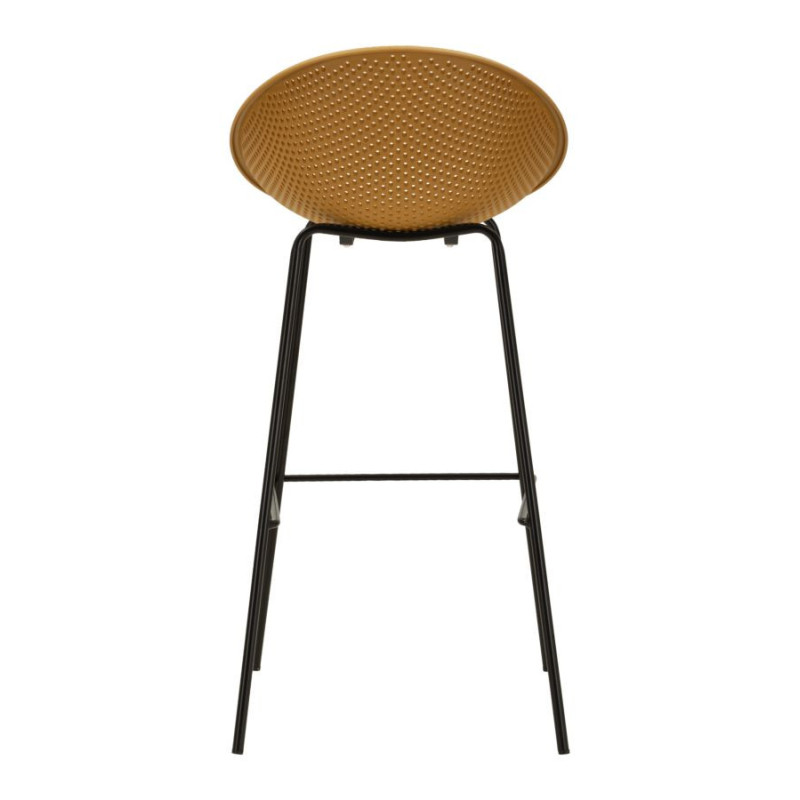 Sgabello Bar Ibiza Senape Set 2 Pz cm 50x50x98 (altezza Seduta cm 75)