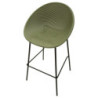 Sgabello Bar Ibiza Verde Set 2 Pz cm 50x50x98 (altezza Seduta cm 75)