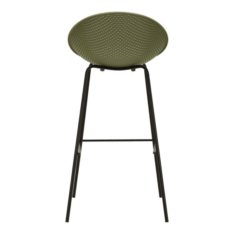 Sgabello Bar Ibiza Verde Set 2 Pz cm 50x50x98 (altezza Seduta cm 75)
