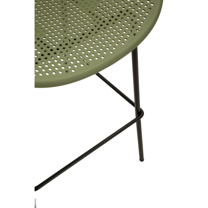 Sgabello Bar Ibiza Verde Set 2 Pz cm 50x50x98 (altezza Seduta cm 75)