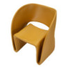 Poltrona Sand Senape cm 65x57,5x76 (altezza Seduta cm 45)