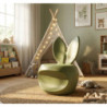 Sedia Bunny Verde cm 57x55x79 (altezza Seduta cm 39)