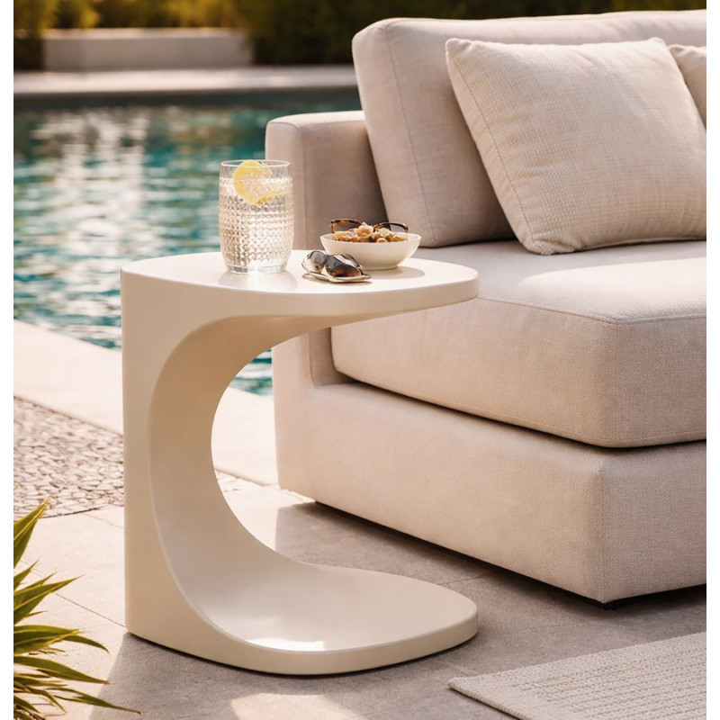Tavolinetto Ibiza Bianco cm 42x42x52