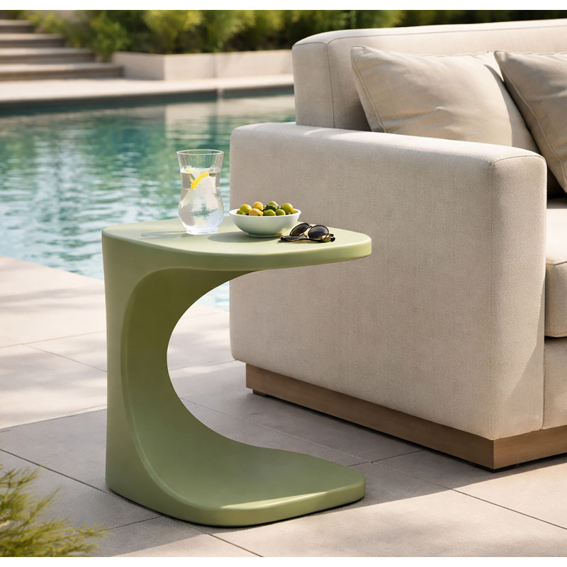 Tavolinetto Ibiza Verde Mauro Ferretti 42×42×H52 | Levante Shop