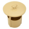 Tavolinetto Porta Giornali Iris Crema cm ø 44x43