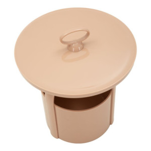 Zoom Tavolinetto Porta Giornali Iris Rosa cm ø 44x43