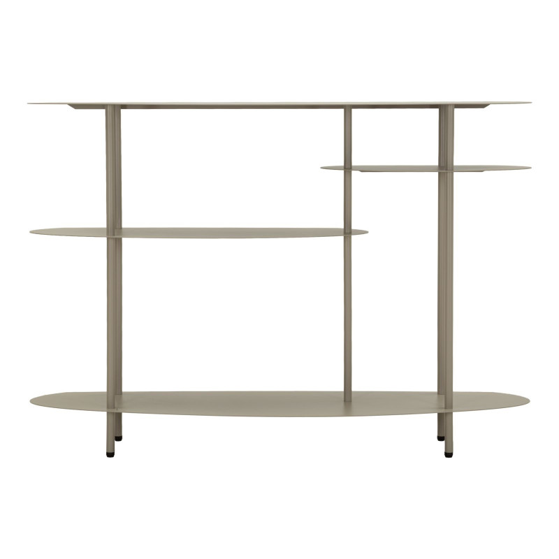 Consolle Saturno Plus Tortora cm 118x34x82