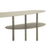 Consolle Saturno Plus Tortora cm 118x34x82