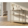 Consolle Saturno Plus Tortora cm 118x34x82