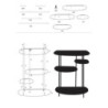 Consolle Saturno Plus Tortora cm 118x34x82
