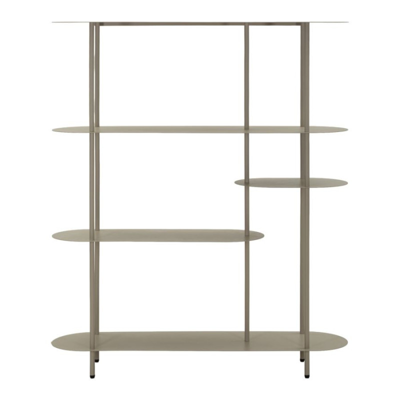 Libreria Saturno Tortora cm 118x31x139