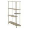Libreria Saturno Tortora cm 118x31x139
