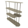 Libreria Saturno Tortora cm 118x31x139