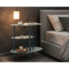 Comodino Saturno Ottanio cm 49,5x27,5x49,5