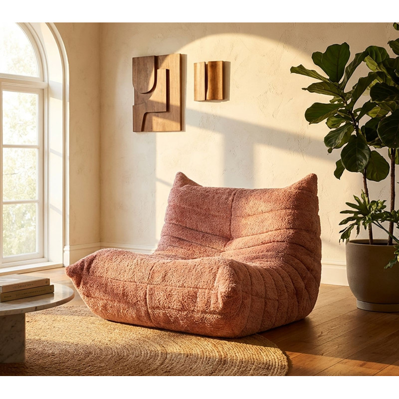Poltrona Mask Rosa cm 103x100x80 (compressa)