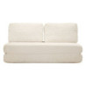 Divano/letto Faster Bianco cm 150x100x80 (compresso-misura Letto Cm213x150x18)