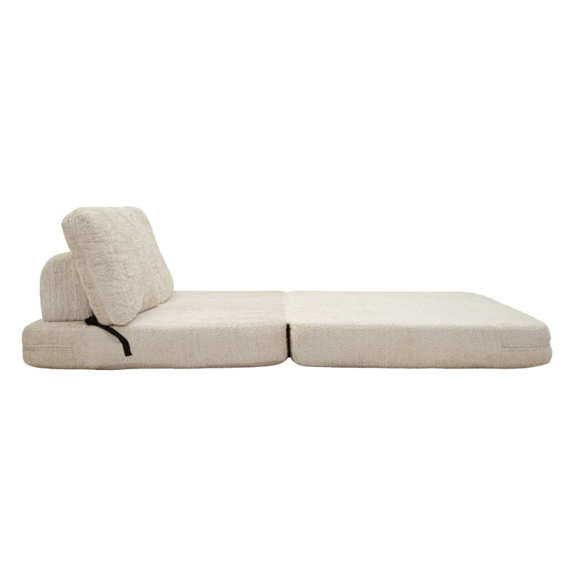 Divano/letto Faster Bianco cm 150x100x80 (compresso-misura Letto Cm213x150x18)