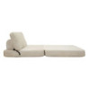 Divano/letto Faster Bianco cm 150x100x80 (compresso-misura Letto Cm213x150x18)