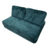 Divano/letto Faster Petrolio cm 150x100x80 (compresso-misura Letto Cm213x150x18)