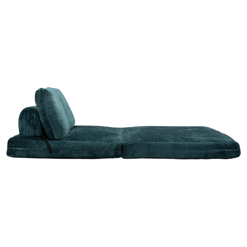 Divano/letto Faster Petrolio cm 150x100x80 (compresso-misura Letto Cm213x150x18)