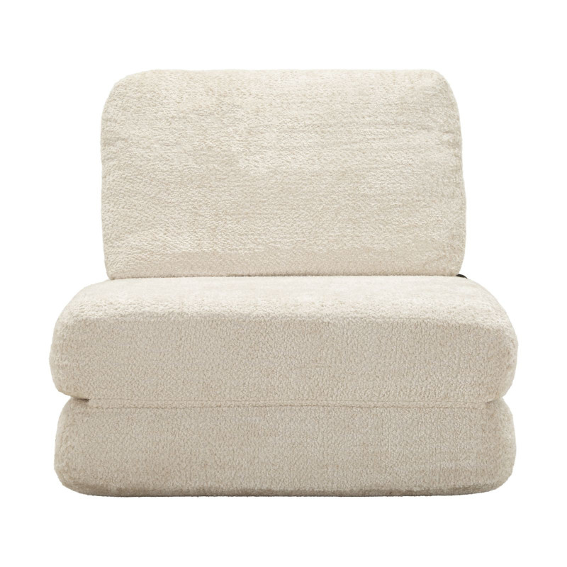 Poltrona/letto Faster Bianca cm 80x100x80 (compressa-misura Letto Cm204x80x18)