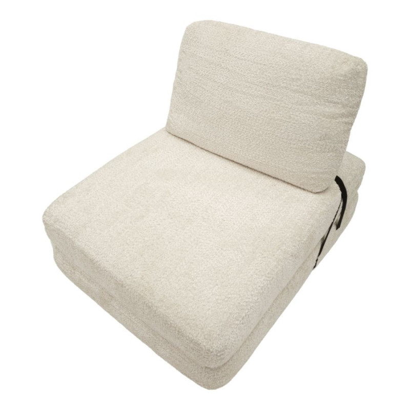 Poltrona/letto Faster Bianca cm 80x100x80 (compressa-misura Letto Cm204x80x18)