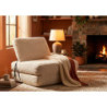 Poltrona/letto Faster Bianca cm 80x100x80 (compressa-misura Letto Cm204x80x18)