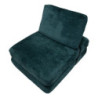 Poltrona/letto Faster Petrolio cm 80x100x80 (compressa-misura Letto Cm204x80x18)