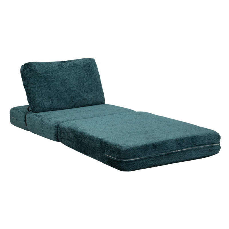Poltrona/letto Faster Petrolio cm 80x100x80 (compressa-misura Letto Cm204x80x18)