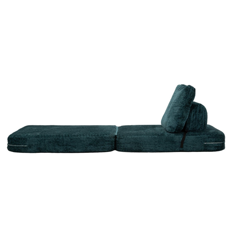 Poltrona/letto Faster Petrolio cm 80x100x80 (compressa-misura Letto Cm204x80x18)