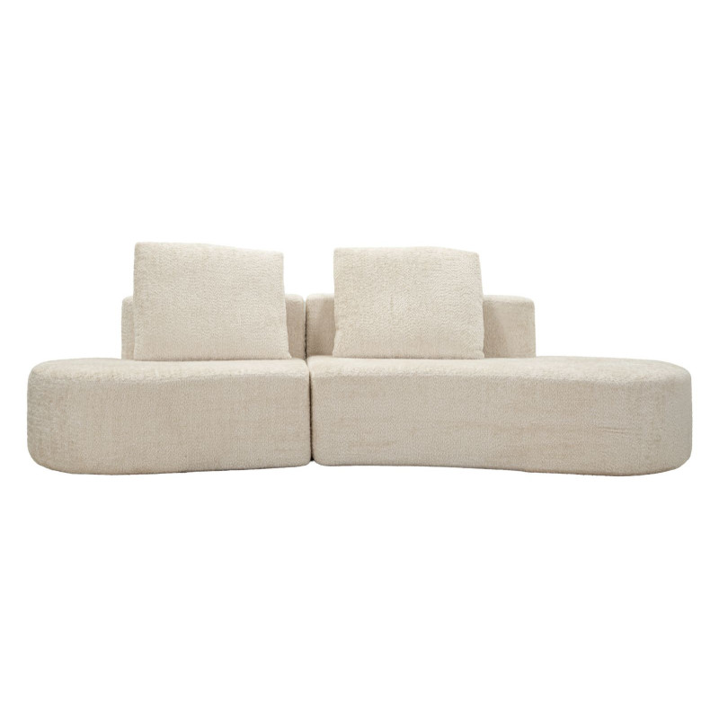 Divano Island Bianco cm 238x92x78 (compresso)