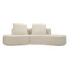 Divano Island Bianco cm 238x92x78 (compresso)