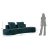Divano Island Petrolio cm 238x92x78 (compresso)