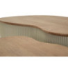 Tavolini Da Caffe' Frankfurt Coppia Bianchi cm 87x53x32-50x35x28