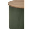Tavolini Da Caffe' Frankfurt Coppia Verdi cm 87x53x32-50x35x28