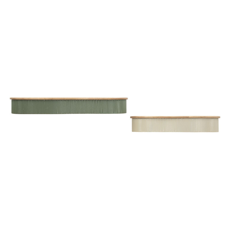 Mensole Frankfurt Coppia cm 86x18x12-65x16x12