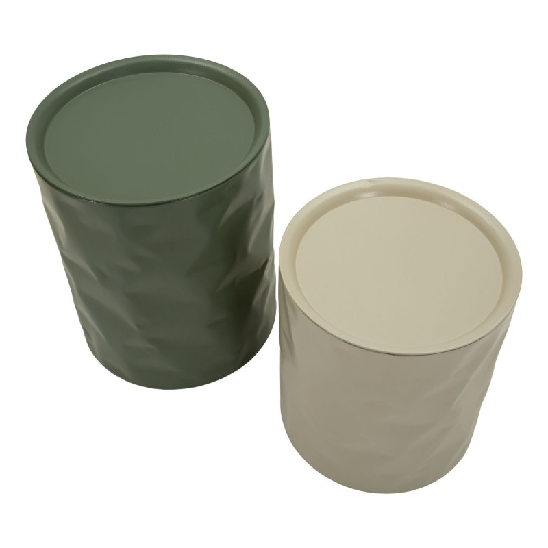 Tavolinetti Norimberga Coppia cm ø 39,5x48-35,5x40