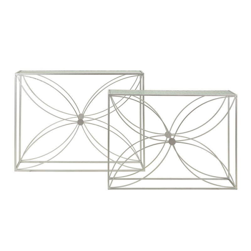 Consolle Paradise Coppia cm 100x30x78-90x25x72