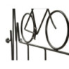 Apporta Abiti Da Muro Bicicletta Nero cm 59x3,2x26,5