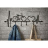 Apporta Abiti Da Muro Bicicletta Nero cm 59x3,2x26,5