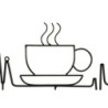 Apporta Abiti Da Muro Breakfast Nero cm 60x3,8x26,7