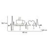 Apporta Abiti Da Muro Breakfast Nero cm 60x3,8x26,7