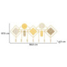 Apporta Abiti Da Muro Monday -a- cm 66,6x4,5x27,5
