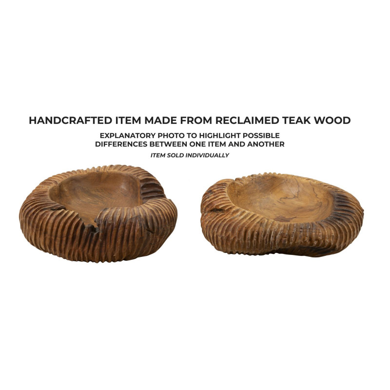 Set Tasche Garit In Teak Ric. cm 37x40x16 (pezzi Unici - Non Ripiani In Serie)