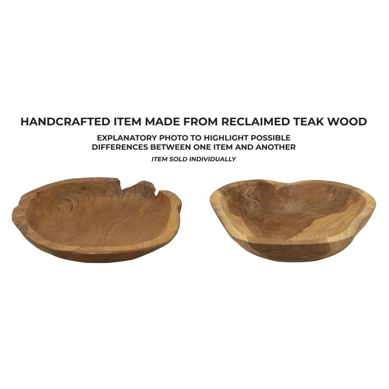 Set Tasche Tipisan In Teak Ric. cm 43x38x7 (pezzi Unici - Non Ripiani In Serie)