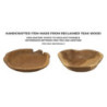 Set Tasche Tipisan In Teak Ric. cm 43x38x7 (pezzi Unici - Non Ripiani In Serie)